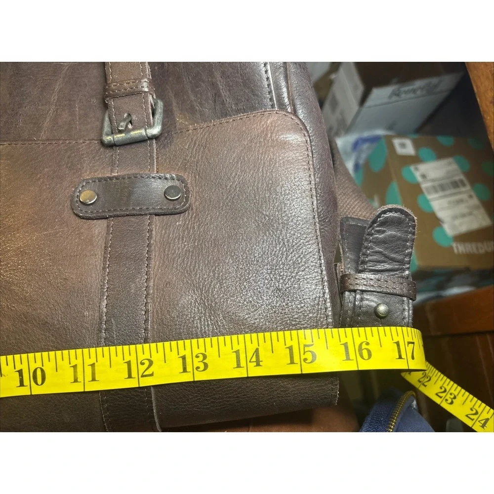 BOSCA Dark Brown Suede Leather‎ 16